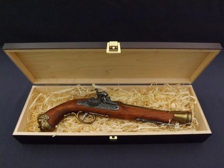 Denix Sa Replika Włoski Pistolet Skałkowy W Pudełku Model 1104LP02