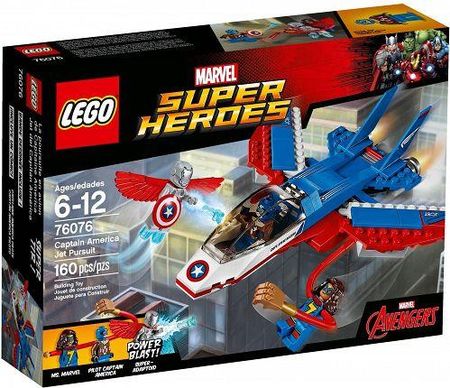 LEGO Super Heroes 76076 Odrzutowiec Kapitana Ameryka