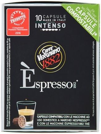 Caffe Vergnano  Nespresso Intenso Włoska Kawa 10Kaps.
