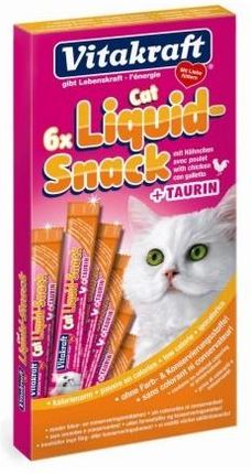 vitakraft Cat Liquid-Snack z Kurczakiem 6x15g 16424