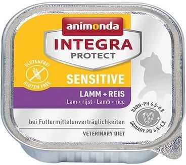 Animonda Integra Protect Sensitive z jagnięciną i ryżem tacka 100g