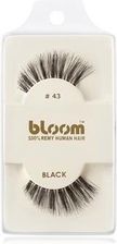 Zdjęcie Bloom Natural Naklejane Sztuczne Rzęsy z Naturalnych Włosów 43 Black 1cm - Śrem