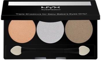 Nyx Cosmetics Triple Paleta Cieni do Powiek 32 Olive Grove 2,1g