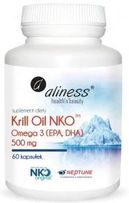 Zdjęcie Aliness Krill Oil Nko Omega 3 500mg 60kaps. - Młynary