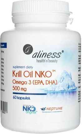 Aliness Krill Oil Nko Omega 3 500 Mg 60 kaps