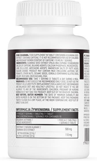 OSTROVIT Guarana 90tabl - zdjęcie 1 OSTROVIT Guarana 90tabl