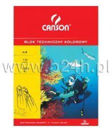Canson Blok Techniczny Canson A4 Kolor 160G 10 Arkuszy (400075209)