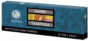 Astra Farby Tempera 12 Kolorów 20 Ml