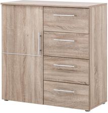 Zdjęcie Meble Wójcik Komoda Punto 1D4S Dąb Sonoma - Gdynia