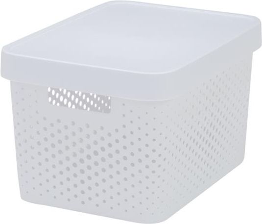 CURVER INFINITY 17 L Conteneur Ajouré Avec Couvercle Blanc | Fera.fr