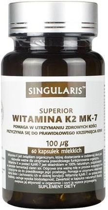 Singularis Superior witamina K2 MK-7 + witamina D3 60 kaps.