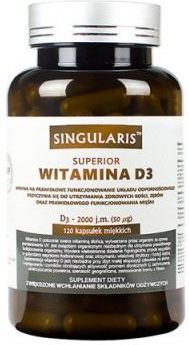 Singularis Superior witamina D3 2000j.m. 120 kaps.