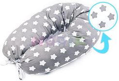 Zdjęcie Sensillo Poduszka Rogal Ciążowy Xl Szare Gwiazdki - Dębica