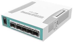 MikroTik Cloud Router Switch 106-1C-5S with QCA8511 400MHz CPU 128MB (CRS1061C5S)
