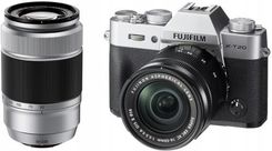 Aparat cyfrowy z wymienną optyką Fujifilm X-T20 Srebrny + 16-50mm II + 50-230mm II - zdjęcie 1