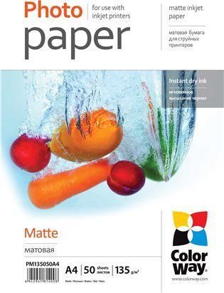 Colorway Matte Photo Paper A4 135g/m2 50 Szt. (PM135050A4)