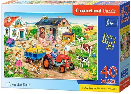 Puzzle Maxi Life on the Farm 40
