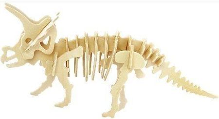 Puzzle drewniane 3D Triceratops