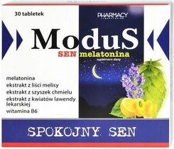 Zdjęcie Tabletki Modus Sen melatonina 30 szt. - Boguchwała