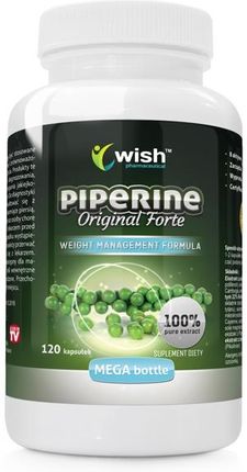 Wish Pharmaceutical 8w1 Piperyna Piperine Original Forte 120kaps.