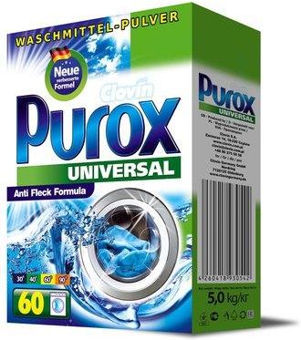 Clovin Purox Uniwersal Uniwersalny Proszek Do Prania Karton 5Kg 60 Prań