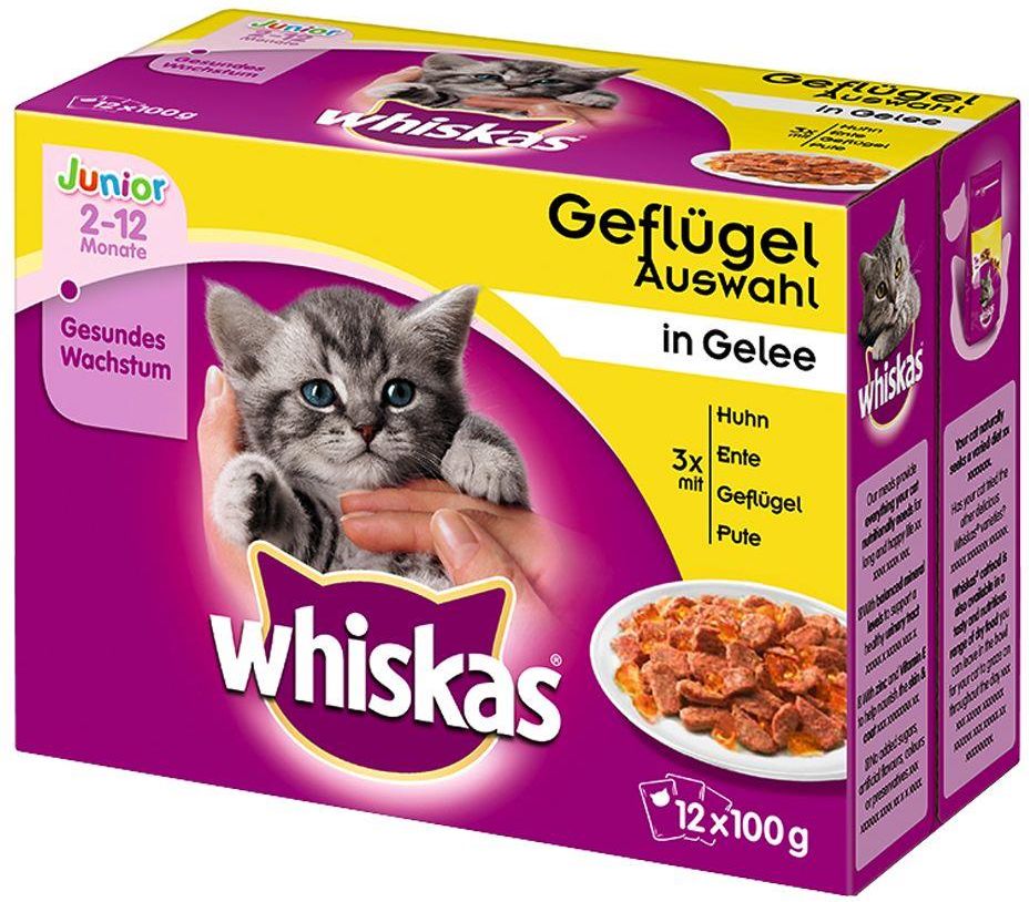 whiskas junior cena