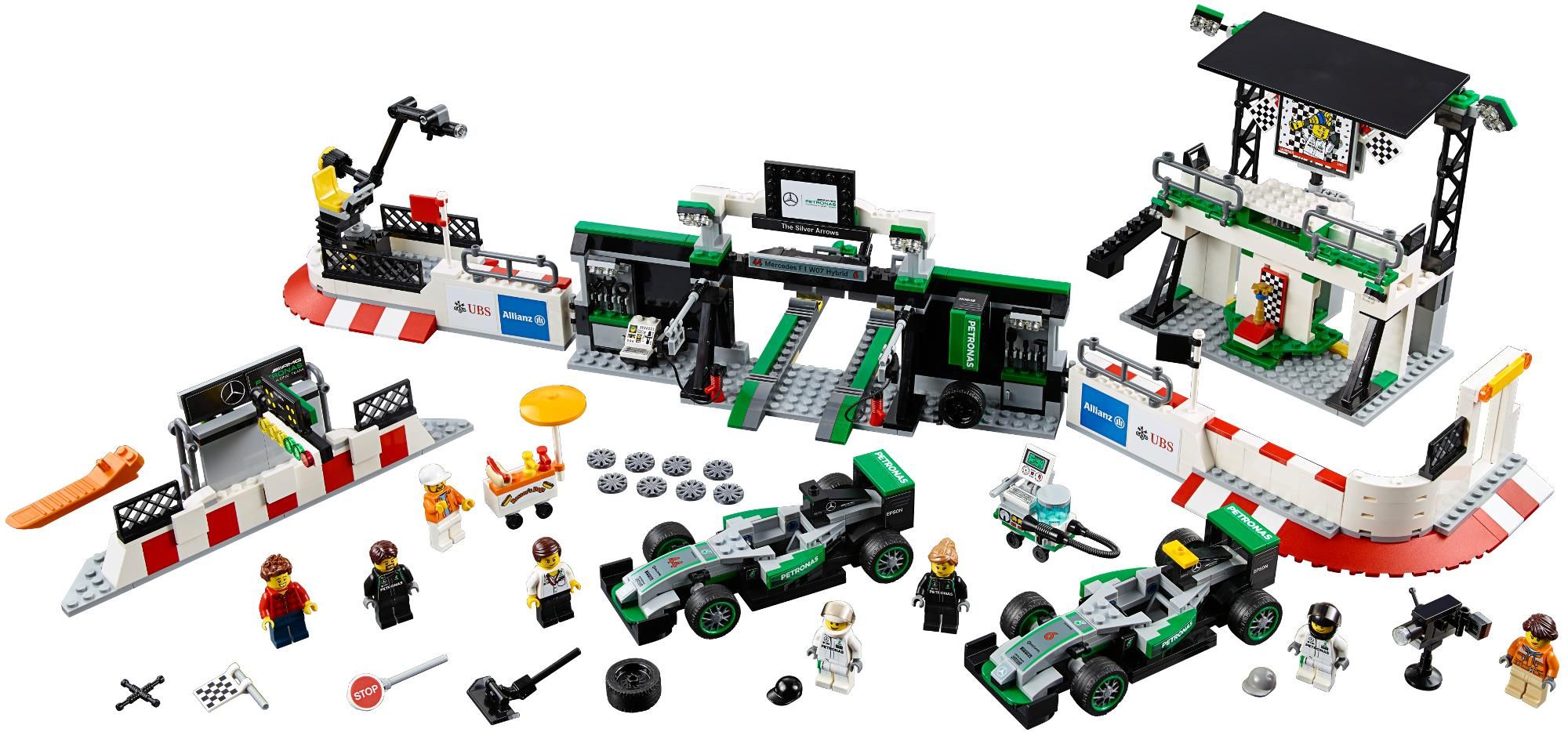 Lego Speed Champions Zespół Formuły 1 Mercedes Amg Petronas 75883
