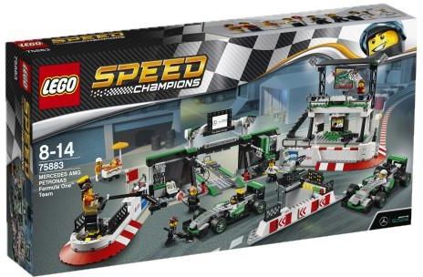 Lego Speed Champions Zespół Formuły 1 Mercedes Amg Petronas 75883