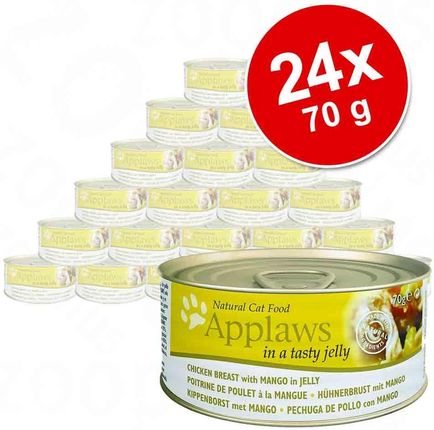 Applaws karma w galarecie Senior: tuńczyk z łososiem 24x70g