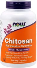 Zdjęcie Now Foods Chitosan 500 mg with Chromium 240 kaps. - Radzionków