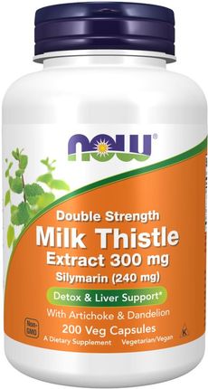 Now Foods Sylimarin 300 mg 200 kaps.