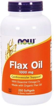 Now Foods Flax Oil 1000mg 250 kaps.