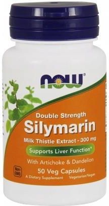 Now Foods Silymarin 2X 300 mg 50 kaps.