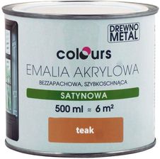 Zdjęcie Colours Emalia Akrylowa Teak 0 5 L - Stoczek Łukowski
