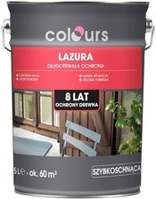 Zdjęcie Colours Lazura Ochronna Do Drewna 8 Lat Palisander 5 L - Bielsko-Biała