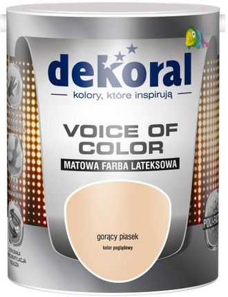 Dekoral Farba Voice Of Color gorący piasek 5l