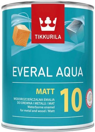 Tikkurila Emalia akrylowa Everal Aqua baza C mat [10] 0,9l