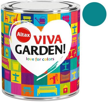 Altax Emalia akrylowa Viva Garden niebieska funkia 0,75l