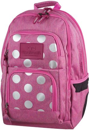 Coolpack Plecak szkolny Unit Silver Dots Pink 78559CP