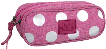 Coolpack Piórnik szkolny Clever Silver dots/pink 78566CP nr 701