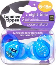 Tommee Tippee Smoczek Night Niebieski Boy 6 18 Mc 333629 Tommee Tippee Smoczek Night Niebieski Boy 6 18 Mc 333629