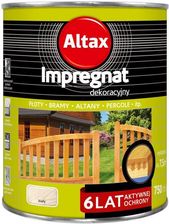 Altax Impregnat do drewna 6 lat biały 0,75 l