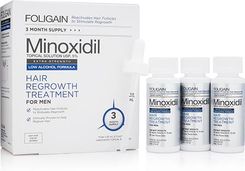 Foligain N5 Minoxidil 5% o niskiej zawartości alkoholu 3x60ml - Pozostałe kosmetyki do włosów