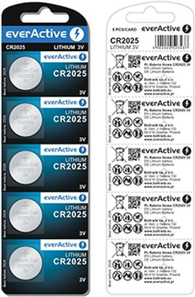 everActive Bateria CR2025 (5 szt.)