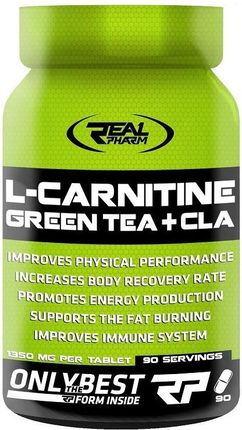 Real Pharm L-Carnitine+Green Tea+Cla 90Kaps