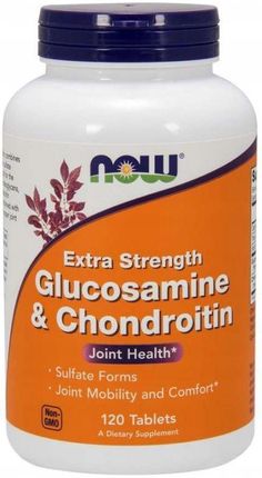 Now Foods Glukozamina I Chondroityna Extra Strong 120 Tabs.