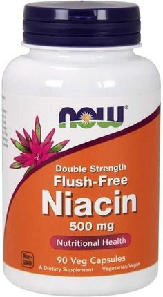 Now Foods Niacin 500 Mg 90 kaps.