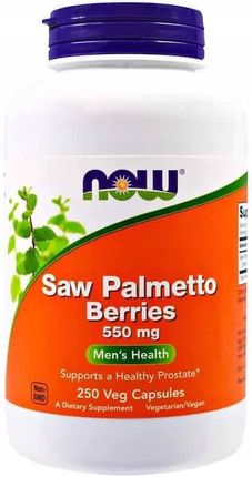 Now Foods Saw Palmetto Berries 250 kaps.