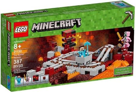 LEGO Minecraft 21130 Linia kolejowa w Netherze 