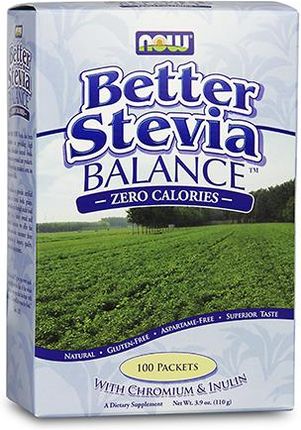 Now Better Stevia Balance with Inulin&Chromium 100sasz